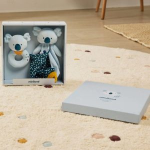 Set de sonajero y doudou. Koala