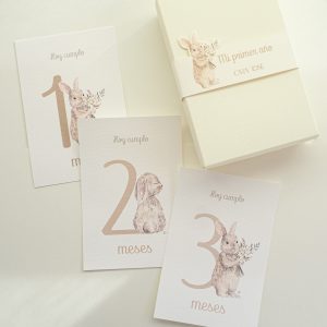 Tarjeta Cumplemes Conejos