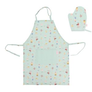 Set Delantal y Manopla. The Three Little Pigs